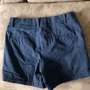 Banana Republic Womens Navy Blue Chino Shorts Size 4